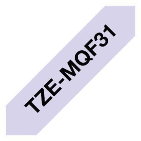 Nastro pastello Brother TZe TZe-MQF31 Colore Nastro: Porpora pastello Colore carattere:Nero 12 mm 4 m