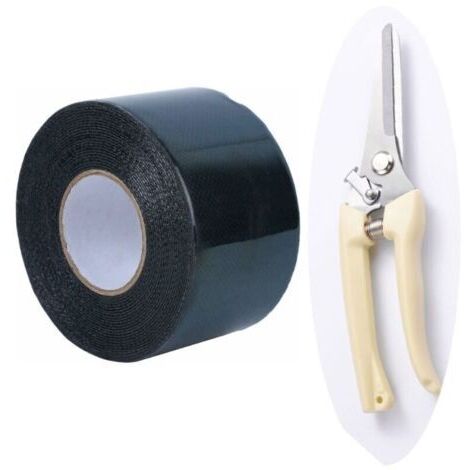 Nastro per erba artificiale 50 mm x 5 m nero, nastro autoadesivo per giunzioni di erba artificiale, nastro per erba sintetica per prato e tappeti da esterno
