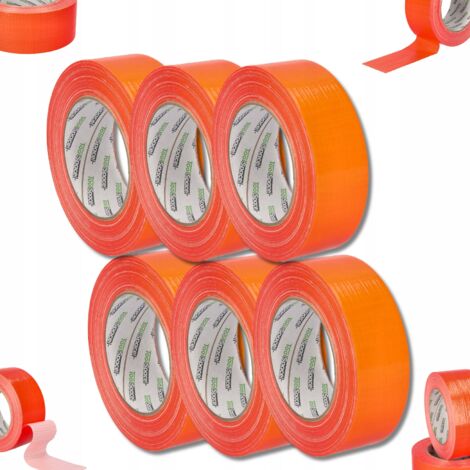 NASTRO PER FACCIATA NASTRO PER INTONACO 38MM/50M ARANCIONE qualità super 6 pezzi