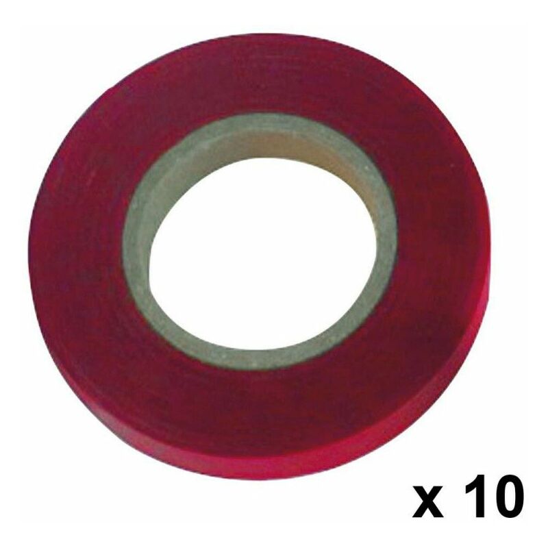 Image of Nastro per rilegatura 11 x 0,15 mm. x 26 metri Rosso (Conf. 10 Rotoli)