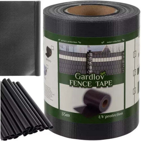 Nastro per recinzione 19cmx35m 450gm2 antracite 23696