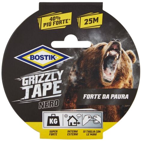 Nastro per riparazioni Grizzly Tape nero h 50 mm Bostik Confezione: 25 mt