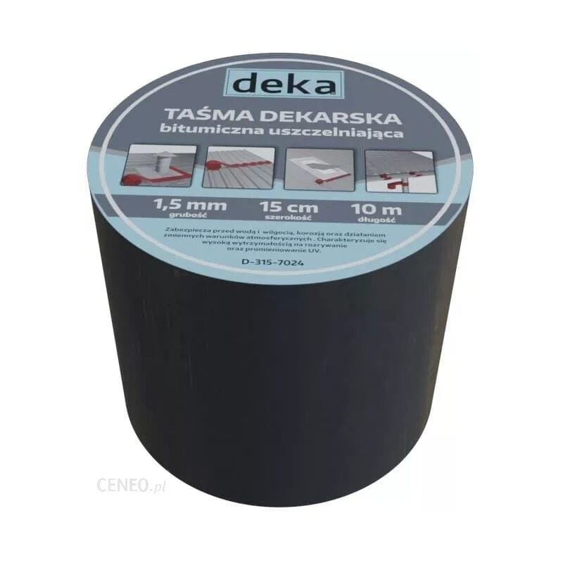 Nastro per Tetto in Alubutyl 15cm10mb Nero