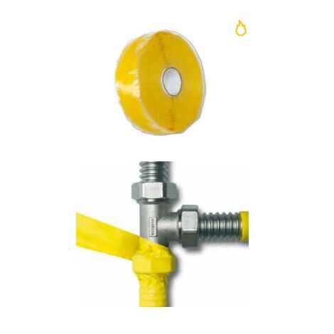 Nastro protettivo giallo 38 x 0,25 x 33 mm A07-0001-01873