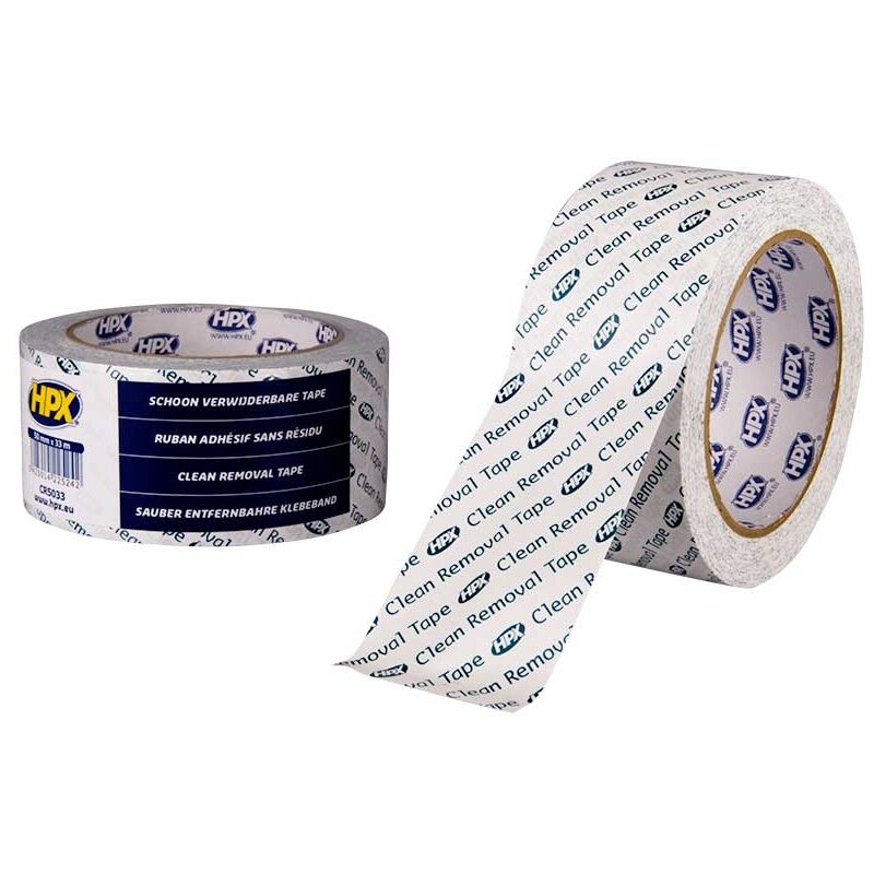 Nastro protettivo rimovibile blu e bianco 50 mm x 33 m HPX - CR5033