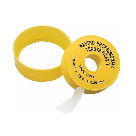 Nastro PTF per gas da 19 mm x 15 m