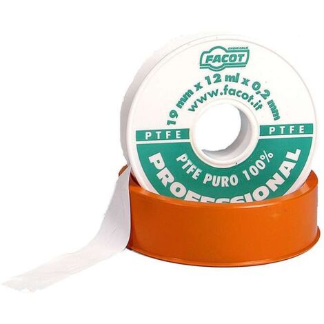 Nastro PTFE "Professional" H. 19 mm. x 12 mt.