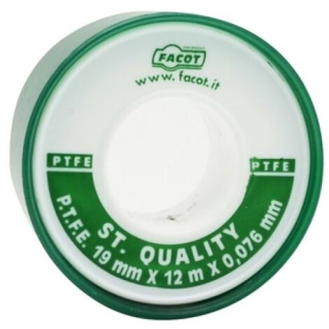 NASTRO P.T.F.E STANDARD QUALITY H 12 mm x 12 m (Pz.250)
