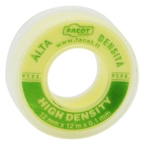 NASTRO P.T.F.E TEFLON ORO- H 12 mm x 12 m- FACOT- pezzi 1