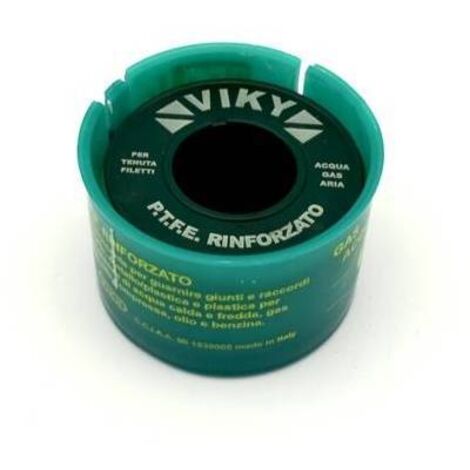 NASTRO P.T.F.E. TEFLON RINFORZATO ANTIBLOCCANTE 70 mt VIKY