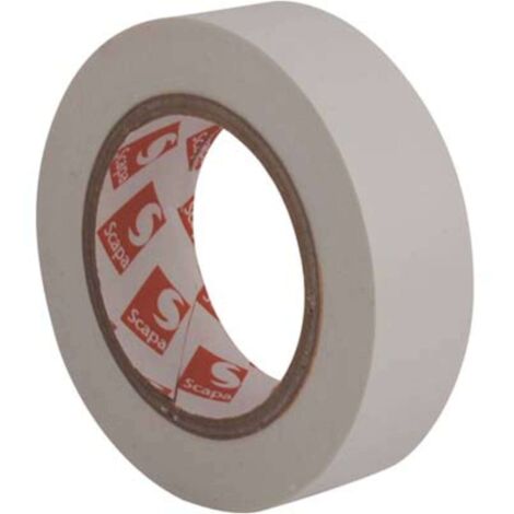 NASTRO PVC ISOLANTE SCAPA - BIANCO MM 15 ML 10 - 20 pezzi