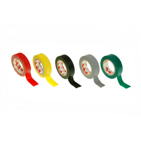 NASTRO PVC ISOLANTE SCAPA - VERDE MM 15 ML 10 - 20 pezzi