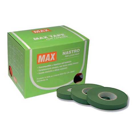 Nastro Pvc Verde Per Legatrici Max scatola 10 pz