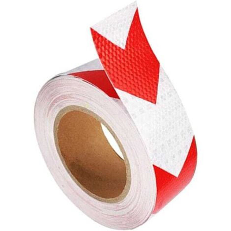 Nastro riflettente 3m x 5cm, nastro riflettente adesivo, nastro riflettente di avvertimento, nastro riflettente di sicurezza