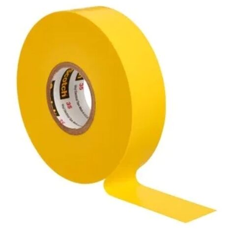 NASTRO SCOTCH IN VINILE 35 COLORE GIALLO - 3M TRM80052