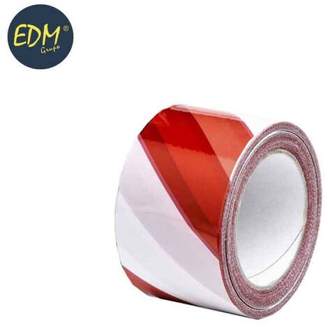 Nastro segnalatore bianco / rosso 200m x 50mm