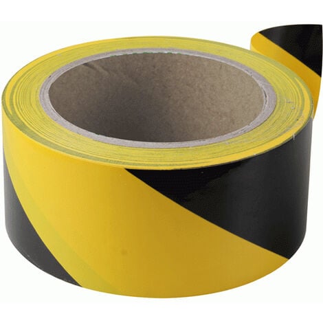 Nastro adesivo giallo nero