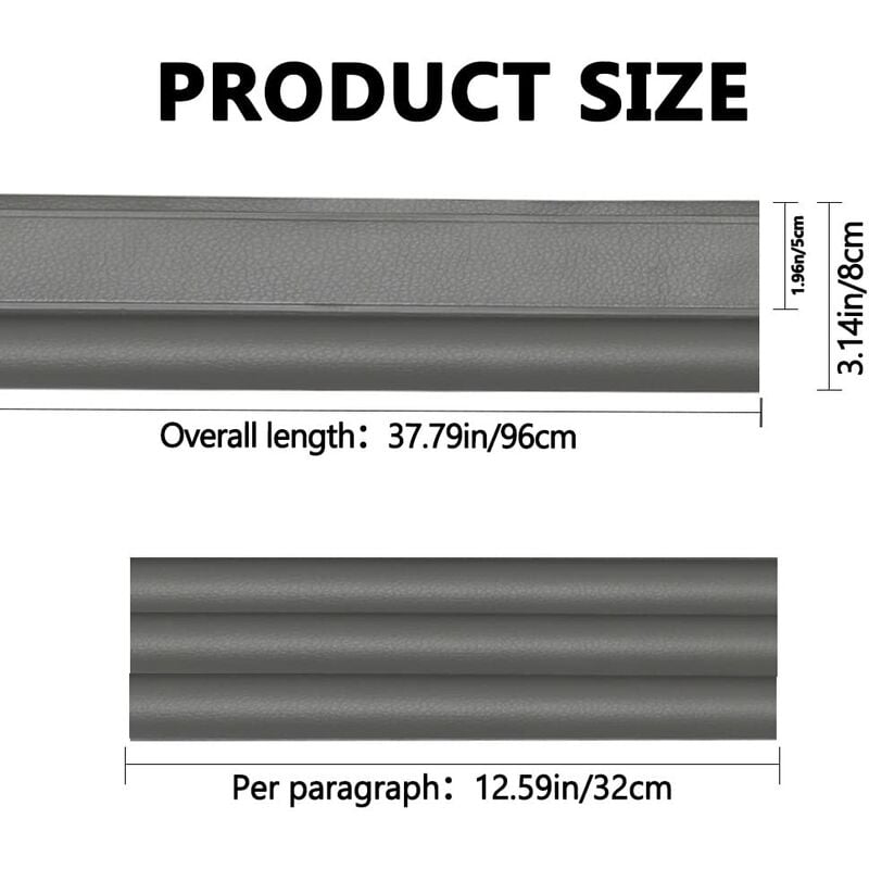Image of Minkurow - Nastro sigillante 1 pezzo 96 cm 3 cm nastro impermeabile flessibile autoadesivo per sigillare e fissare nel foro del tetto del camper del
