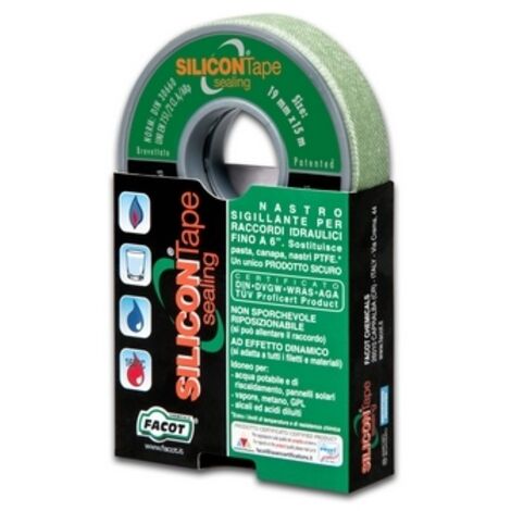 NASTRO SILICON TAPE- H 14 mm x 15 m- FACOT- pezzi 1