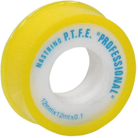 Nastro Teflon Professionale Gas Mm 19x0.20 Mt 15 3/4  10 PEZZI  Df 2056412