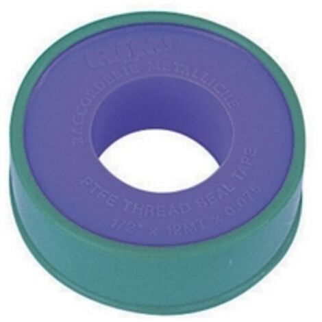 NASTRO TEFLON TIPO BUONO MT. 12 1/2 -12m x 0.075 DH