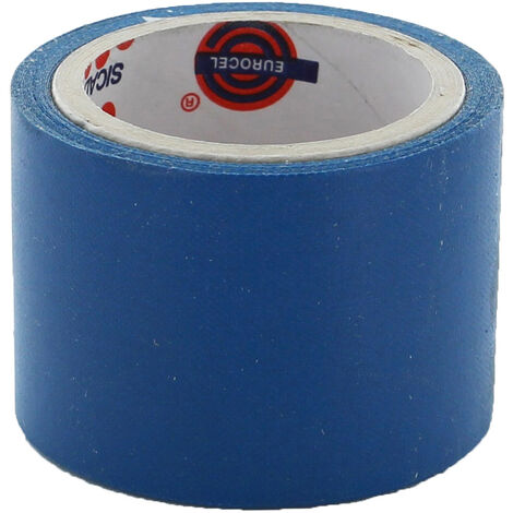 Nastro Americano telato colorato plastificato per riparazioni EXTRA FORTE 4  rotoli Colore - Blu, Larghezza - 19mm, Lunghezza - 2,75mt