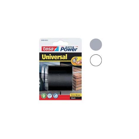 NASTRO TELATO EXTRA POWER UNIVERSALE- - mm.50 in rotoli da mt 5 - bianco - 4 pezzi TESA