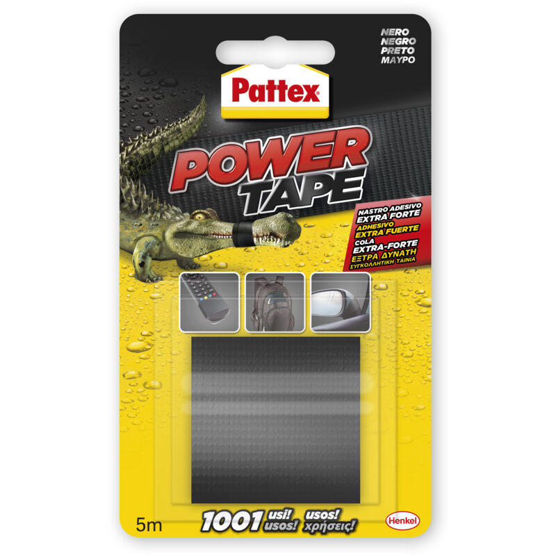 Power tape 50 mm x 5 m nero - Pattex
