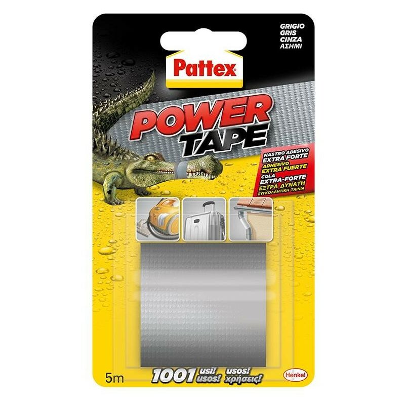 Henkel - pattex power tape 50 mm x 5 m grigio