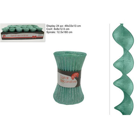 NASTRO TESSUTO SPIRALE DIMENSIONE 2,5X180CM.TIFFANY