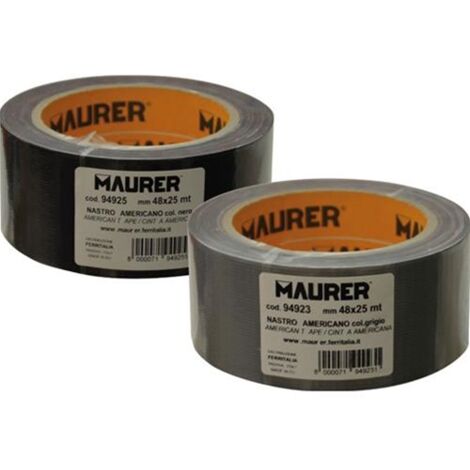 Nastro Universale Maurer Nero 50Mm 25Mt Impermeabile