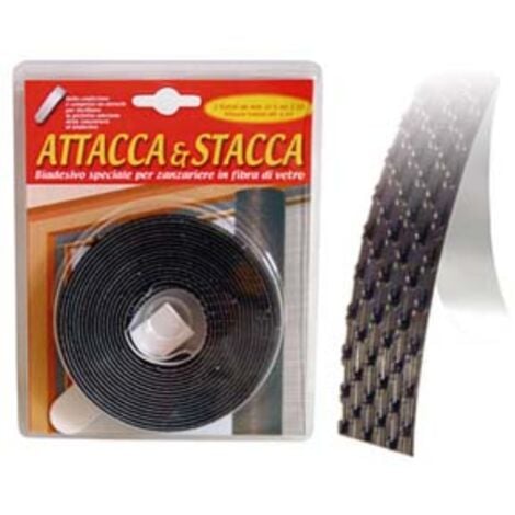 Nastro velcro adesivo per zanzariera - mt. 6,6 Sangiorgio