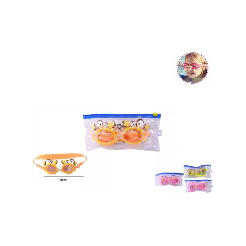 Trade Shop Traesio - Gafas De Natación Ajustables Para Niños Piscina Con Animales 71557