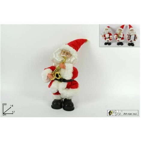 Natal Babbo With Music Moving Natal Decoration 17x30x14cm Vari Models
