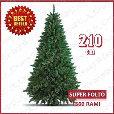 NATALE - ALBERO FOLTO VERDE 210CM MAURER
