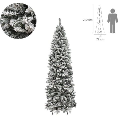 NATALE - ALBERO INNEVATO 210CM MOD. SLIM - MAURER