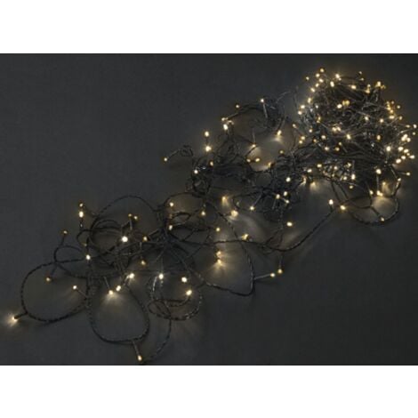 NATALE - LUCI 300 LED BATTERIA L.BIANCA CALDA INT/EST - SCATOLA MAURER