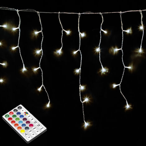 NATALE - TENDA LUMINOSA 600 LED L.CALDA 8 FUNZIONI  L 6MT X H 3MT MAURER