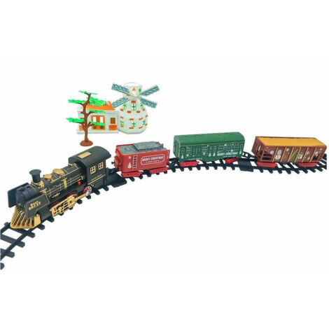 Natalisation De Train électrique Avec Mulino Luci Et Des Decorations Natales 20pc