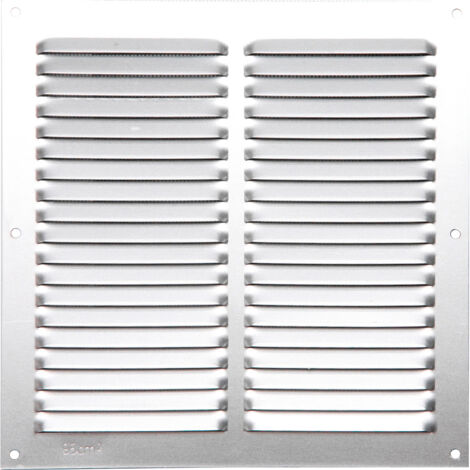 NatÃ¼rliche Aluminium-LÃ¼ftungsgitter - Abnehmbar 150x150