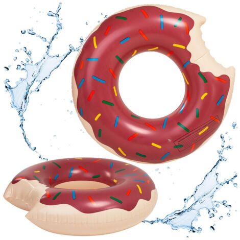 Natation 120cm – Bouée Donut brun grand de la Piscine et de l'Eau