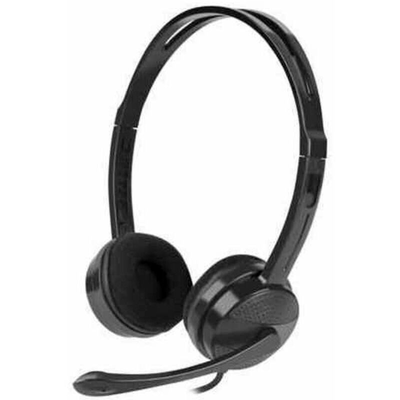 

Auriculares con Micrófono Canary Negro - Natec