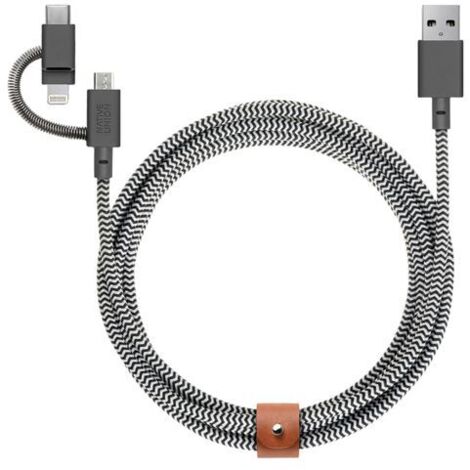 Native Union Belt Cable Universal 2m Zebra