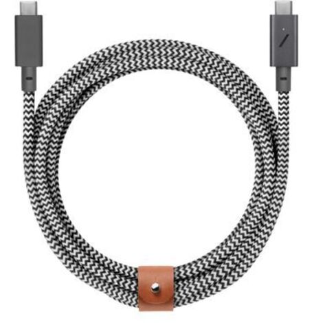 Native Union Belt Cable USB-C to USB-C Pro 2,4m Zebra 240W