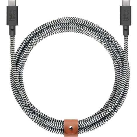Native Union Belt Cable XL USB-C to USB-C 3m Zebra