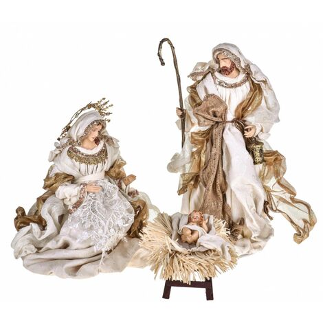 Assortimento Statuine del Presepe 12 cm Dipinte a Mano - size SOGGETTO 1