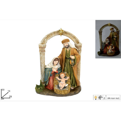 Minareto Presepe Sisinno Minareto Doppio Per Presepe De Sisinno - Decorazione Artigianale In Legno E Sughero, H30x40x25 Cm Decorazione Presepe Legno