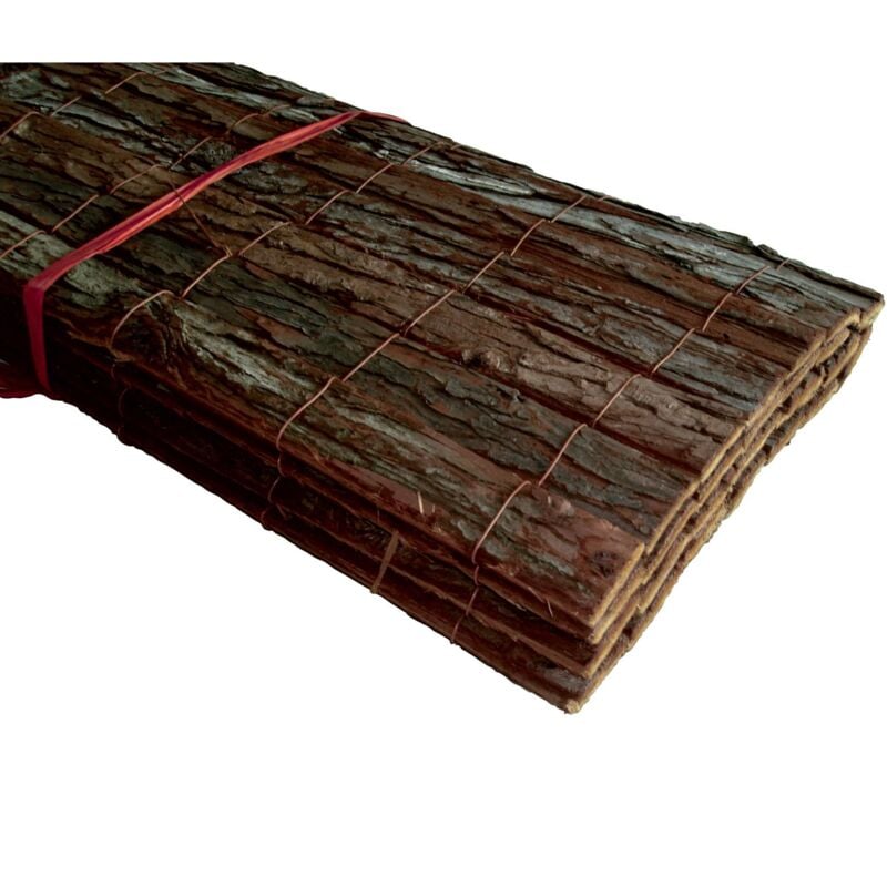 Natte brise vue en écorce naturelle de sapin Werka Pro 1,5 x 3m