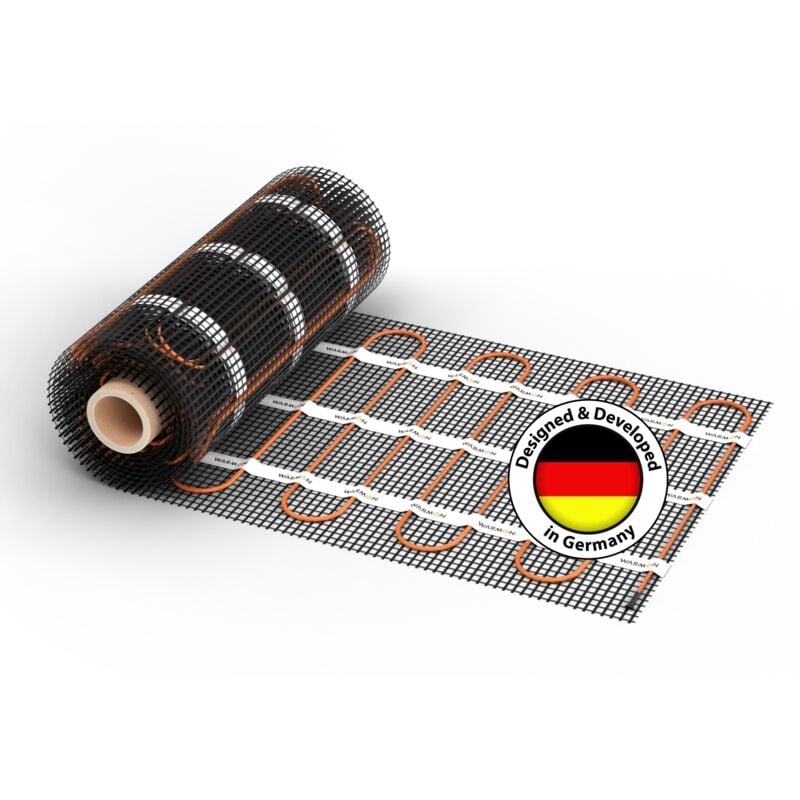 Chauffage au sol électrique pour carrelage warmon classic 150 W/m², adhésif - 7 m²