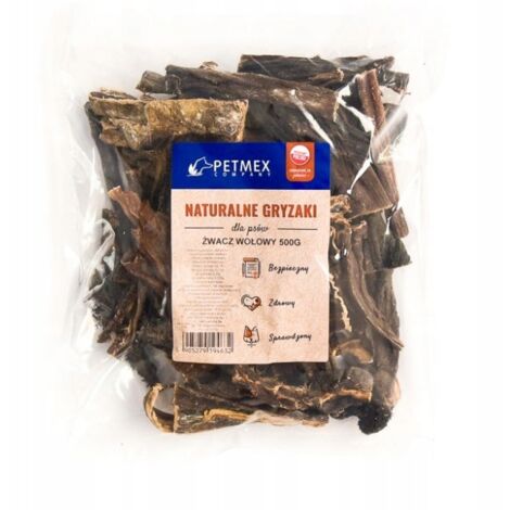 Natürlicher Hunde-Kauartikel Petmex Getrockneter Rinderpansen 500g